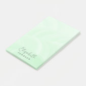 Schone Eenvoudige Minimale Mint Groen Post-it® Notes (Schuin)