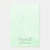 Schone Eenvoudige Minimale Mint Groen Post-it® Notes (Voorkant)