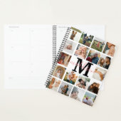 Schone eenvoudige monogrammed Benoeming Book Planner (Display)