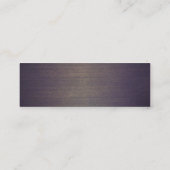 Schone en eenvoudige, professionele witte Visiteka Mini Visitekaartje (Achterkant)