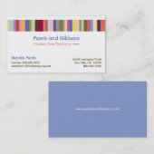 Schone en eenvoudige visitekaartjes - Tuin Tones (Voorkant / Achterkant)