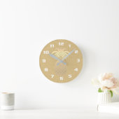 Schone en elegante anananasvormers ontwerpen op kl ronde klok (Huis)