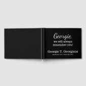 Schone en legante begrafenis/Memorial Guest Book Gastenboek (Volledig)