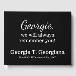 Schone en legante begrafenis/Memorial Guest Book Gastenboek