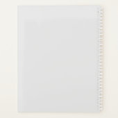 Schone en minimale advocatenplank planner (Achterkant)