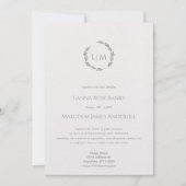 Schone en minimale tekening met eenvoudige Botanis Kaart (Voorkant)