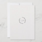 Schone en minimale tekening met eenvoudige Botanis Kaart (Achterkant)