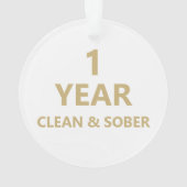 Schone en nuchtere, op maat gesneden kerst voor ve ornament (achterkant)