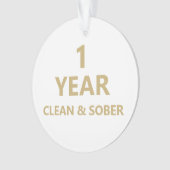 Schone en nuchtere, op maat gesneden kerst voor ve ornament (voorkant)