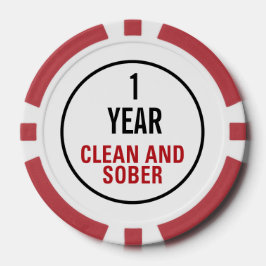 Schone en Sober Milestone Poker Chips