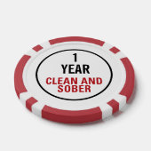 Schone en Sober Milestone Poker Chips (Enkel)