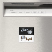 Schone en vuile keukenkom Vaatwasser Magneet (Insitu (Vaatwasser))