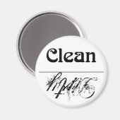 Schone en vuile magneet (Voorkant / Achterkant)