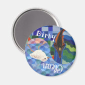 Schone en vuile vogels magneet (Voorkant / Achterkant)