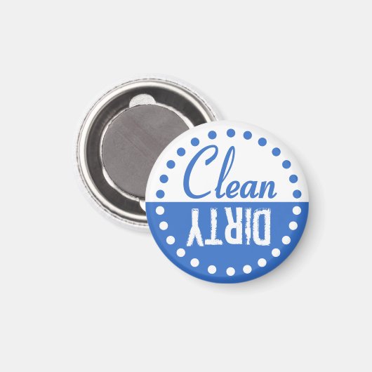 Schone en vuile wasmachine Magnet (Voorkant / Achterkant)