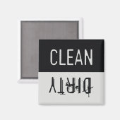 Schone en vuile wasmachine Magnet (Voorkant / Achterkant)