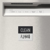 Schone en vuile wasmachine Magnet (Insitu (Vaatwasser))