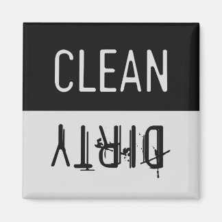 Schone en vuile wasmachine Magnet