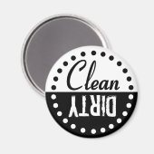 Schone en vuile wasmachine Magnet (Voorkant / Achterkant)