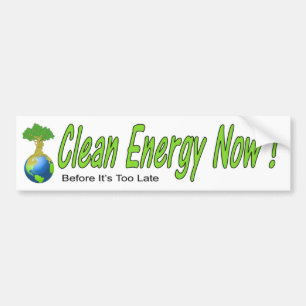 Schone Energie Nu! Bumpersticker