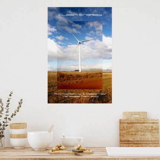 Schone energie poster (Keuken)