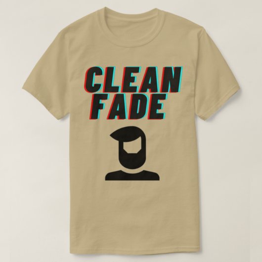 Schone fade t-shirt (Design voorkant)