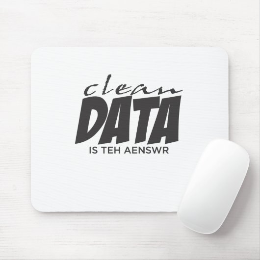 Schone gegevens is het antwoord muismat (Met muis)