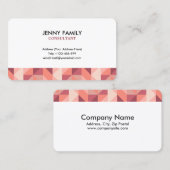 Schone geometrische Visitekaartjes (Voorkant / Achterkant)