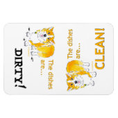 Schone gerechten / vuile gerechten Corgi (4x6) Magneet (Horizontaal)