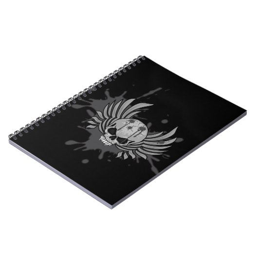 Schone gevlekte schedel notitieboek (Linkerzijde)