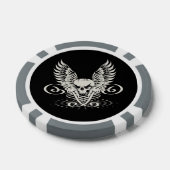 Schone gevlekte schedel pokerchips (Enkel)