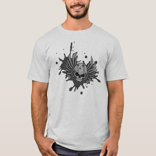 Schone gevlekte schedel t-shirt (Voorkant)