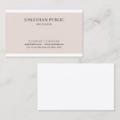 Schone grafische vormgeving Elegant Professional P Visitekaartje (Voorkant / Achterkant)