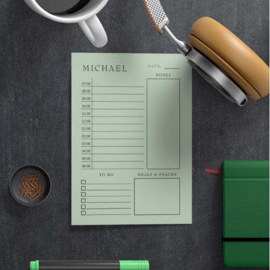 Schone, groene en zwarte, dagelijkse anner post-it® notes
