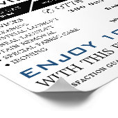 Schone handdoeken, droge reinigingsmiddelen, Adver Poster (Hoek)