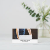 Schone handdoeken, droogreinigers, reinigingsservi visitekaartje (Staand voorkant)