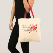 Schone hart boodschappentas tote bag (Voorkant (product))