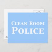 Schone kamer politie geschenken briefkaart (Voorkant / Achterkant)