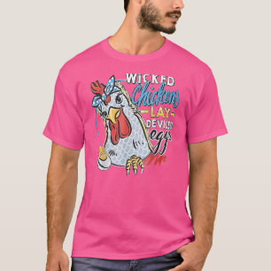 Schone kippen Lay Deviled Eggs Chicken T-shirt