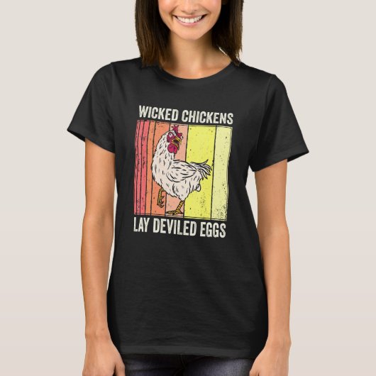 Schone kippen Lay Deviled Eggs Costume Halloween T-shirt (Voorkant)