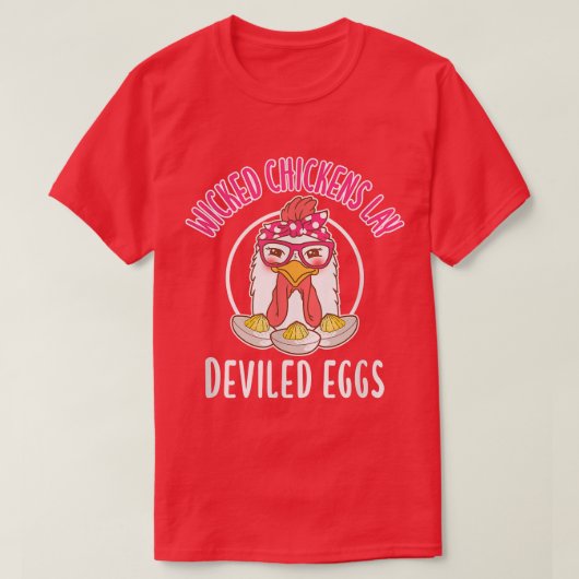 Schone kippen Lay Deviled Eggs Costume Halloween T-shirt (Design voorkant)