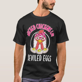 Schone kippen Lay Deviled Eggs Costume Halloween T-shirt