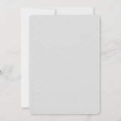 Schone & Klassieke Fotodoopuitnodiging Kaart (Achterkant)