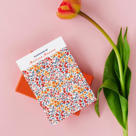 Schone Kleurrijke Floral designer sieraden Oorbell Visitekaartje