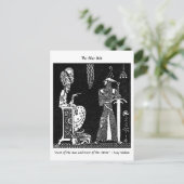 Schone koning en Brave Knight sprookje Briefkaart (Staand voorkant)