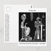 Schone koning en Brave Knight sprookje Briefkaart (Voorkant / Achterkant)