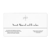 Schone Koude-lijnproceszeep-Sjabloon Etiket (Voorkant)