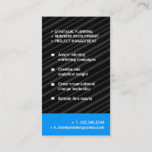 Schone lijnen : Monogram Visitekaartje (Achterkant)