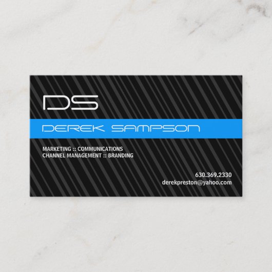 Schone lijnen : Monogram Visitekaartje (Voorkant)