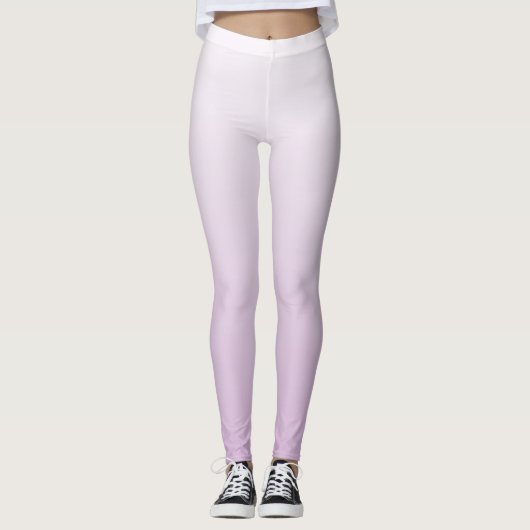 Schone Lila platte schuifafbeelding Leggings (Voorkant)